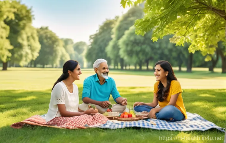 보건학에서의 가족 건강 - **A joyful multi-generational Indian family** – including grandparents, parents, and two children (a...