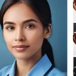 보건학과 병원관리 - Here are three detailed image prompts in English, designed to be appropriate for a 15+ audience, bas...